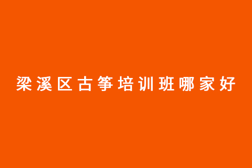 无锡市梁溪区古筝培训班哪家好